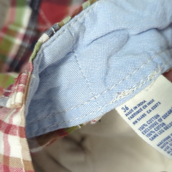 ❤️5/$25  Euc American Eagle Men Plaid Shorts - Picture 4 of 5